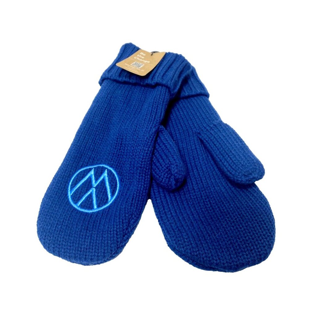 Volkswagen Logo Mittens Navy Blue 70th Anniversary Car Gloves, Brand New Gift